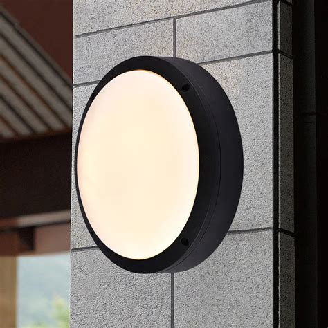 Round Flat Led Light For Outside Porch Ceiling Waterproof Led Ceiling