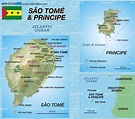 Santo Tomé y Príncipe Mundo País | Mapa de África Político Región País