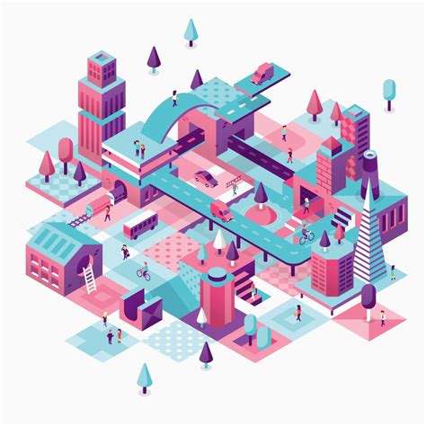 The Creative House 52artists On Behance Isometric Design