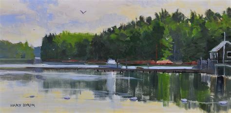 Cove Reflections Marybyrom Com Fine Art Landscape Paintings