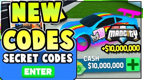 New Mad City Codes Free Cars And Skins All Mad City Tram Heist Codes