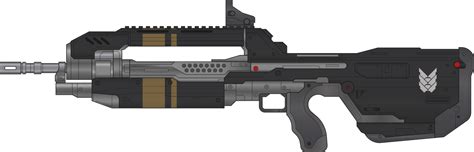 Halo 5 Battle Rifle Br85n Sr Left Side By Ldinsdustries On Deviantart