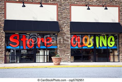 Stock Photography Of Store Closing And Going Out Of