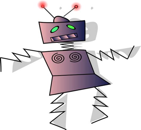 Dancing Robot Vector Image Public Domain Vectors