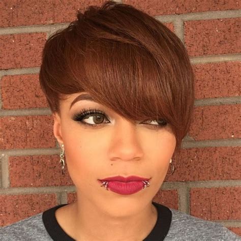 Most Captivating African American Short Hairstyles In Short Hair Styles Short Brown