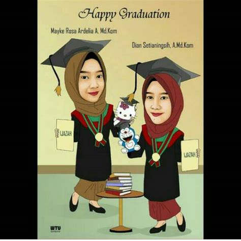 Detail Contoh Gambar Karikatur Wisuda Koleksi Nomer 54