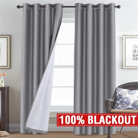 Hversailtex 100 Blackout Curtains For Sliding Glass Door Thermal