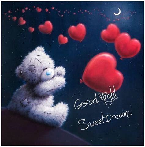 Sweet Dream Teddy Bear Heart Good Night Sweet Dreams Good Night Images