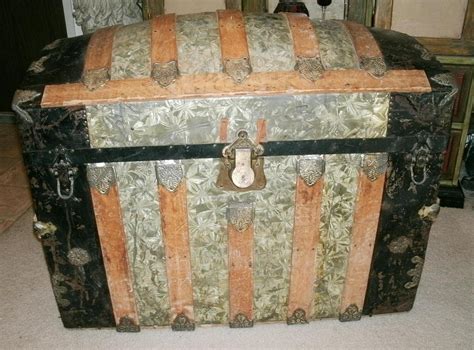 Items Similar To Antique Camelback Trunk 1800s On Etsy