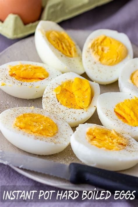Eggs and breakfast are synonymous to each other. Instant Pot Hard Boiled Eggs | Recipe | Instant pot hard ...
