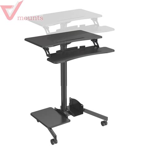 Mobile Manual Height Adjustable Office Desk Vm Fds108
