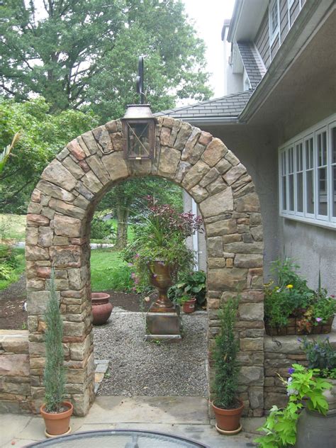 Stone Arch Entryway