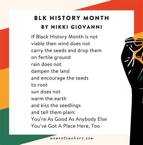Black History Month Poems For Kids Of All Ages موقع الدكتور العتيبي