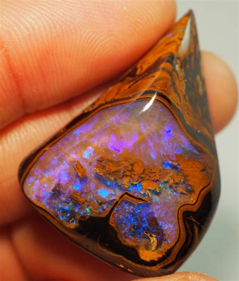 4625ct Gem Wood Fossil Yowah Boulder Opal Re735 Minerals And