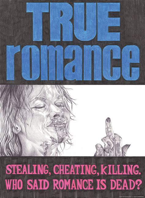 True Romance Movie Poster Art Print Los Angeles Paper 8