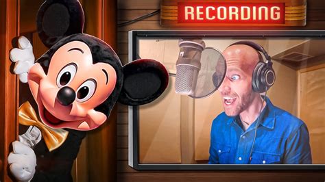 how i became the new voice of mickey mouse youtube