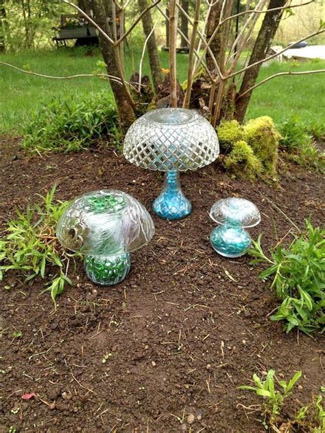 Garden Art Mushrooms Design Ideas For Summer Glass Garden Glass