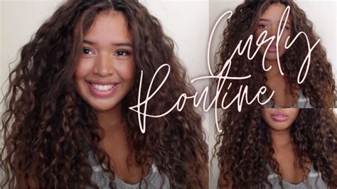 My Curly Hair Care Routine Youtube