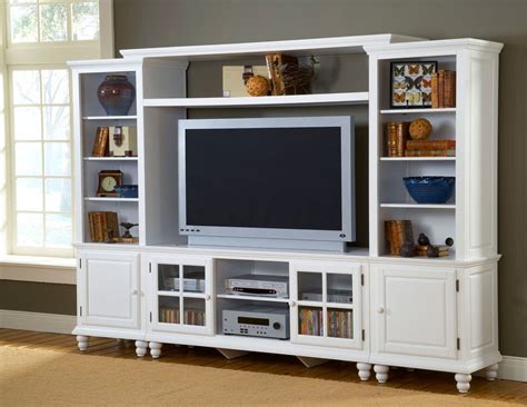 Hillsdale Grand Bay Large Entertainment Wall Unit White Hd 6122lec At
