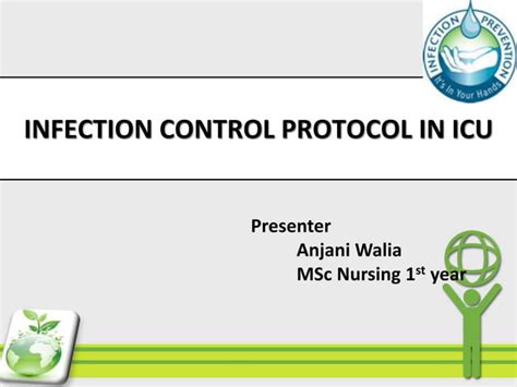 Infection Control Protocol In Icu Ppt