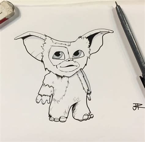 Day 16 Wet We Decided To Draw Gizmo From The Gremlins Art