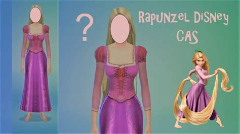 The Sims 4 Disney Custom Content Rapunzel ♛ Youtube