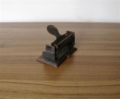 Vintage Rustic Hole Punch Industrial Rusty Hole Punch Old Desk Etsy