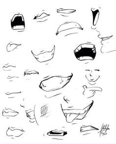 How to draw anime for kids, step by step, drawing guide, by jedec. how to draw anime | How to Draw Anime Mouths, Step by Step, Anime Mouths, Anime, Draw ... | How ...