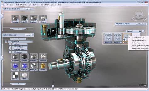 Autodesk Showcase Présentation Pour La Mécanique Mechanical