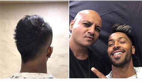 Hardik Pandya Opts For A Funky Hair Do Ahead Of Indias Tour Of Sri