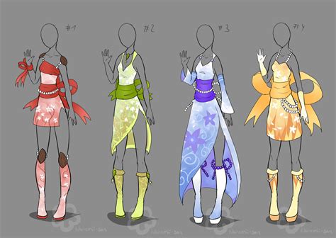 Kimono Inspired Outfits Sold By Nahemii San On Deviantart