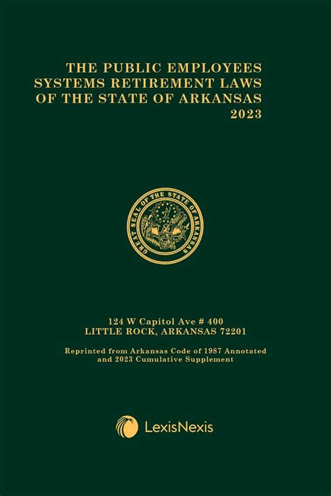 The Public Employees Retirement System Laws Of The State Of Arkansas