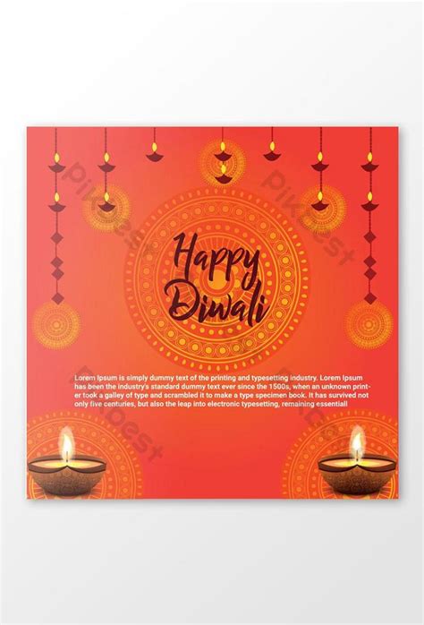 Happy Diwali Festival Social Media Post Ai Free Download Pikbest
