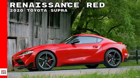 2020 Toyota Supra Renaissance Red Youtube