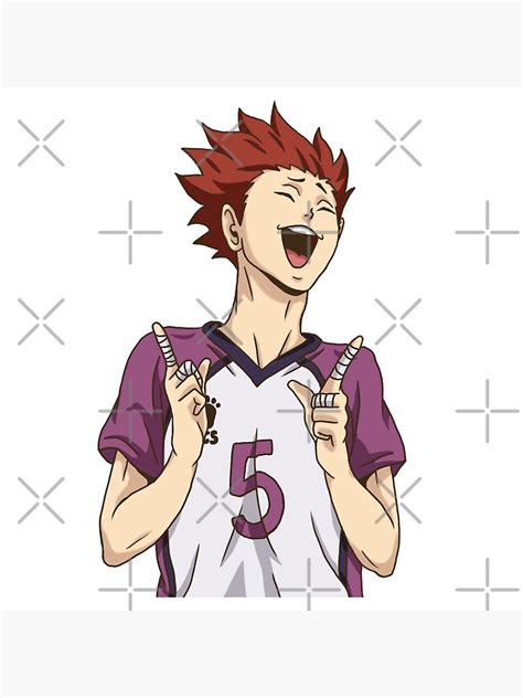 Haikyuu Tendou Dance Sticker Poster For Sale By H0llydays Redbubble