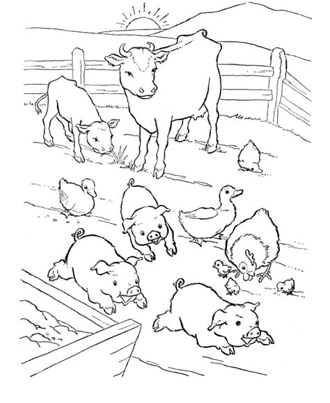 Pin By Leslie Eichelberger On Party On The Farm Farm Coloring Pages