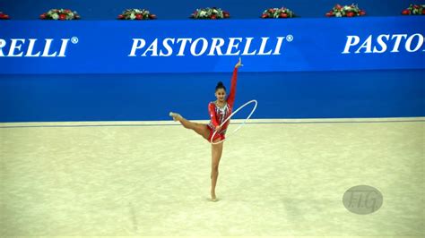 Domingues Tania Por 2017 Rhythmic Worlds Pesaro Ita Qualifications Hoop Youtube