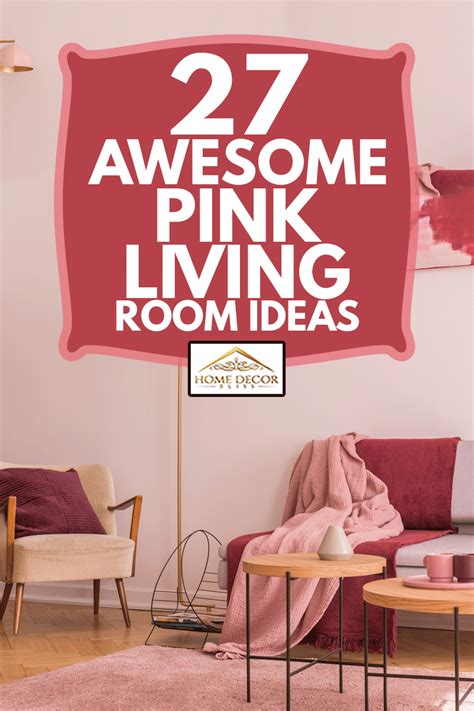 27 Awesome Pink Living Room Ideas