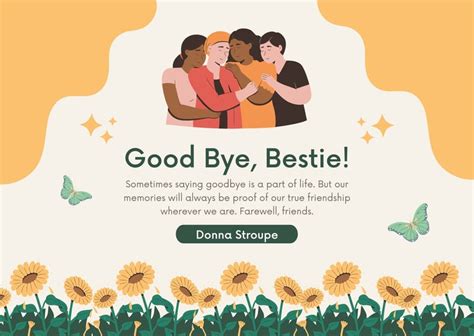 Free And Customizable Farewell Templates