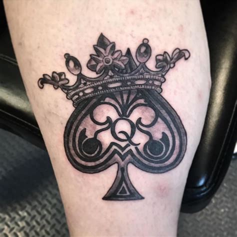 Amazing Queen Of Spades Tattoo Designs For Queen Of Spades