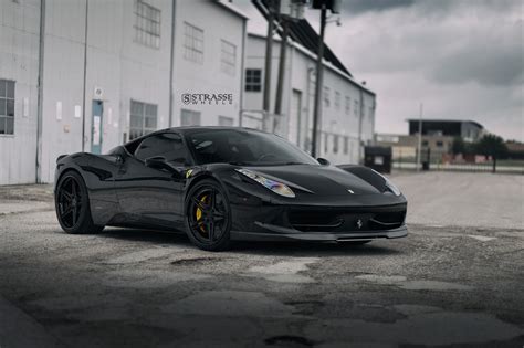 Yellow is the color between orange and green on the spectrum of visible light. All Black Ferrari 458 Featuring Yellow Calipers — CARiD ...