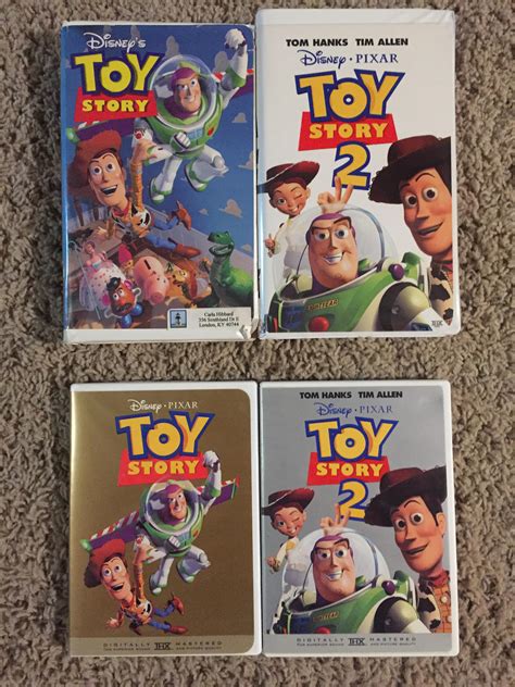The 2 First Toy Story Films On Vhs And Dvd By Richardchibbard On Deviantart