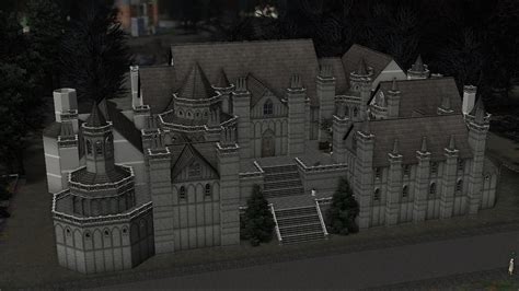 My Wip Dark Souls Inspired Minimal Cc Gothic Vampire Castle Mansion 593