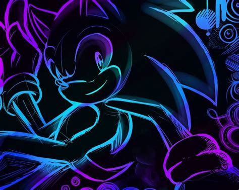 Color Glow Sonic Sonic The Hedgehog Sonic Fan Art Sonic Art