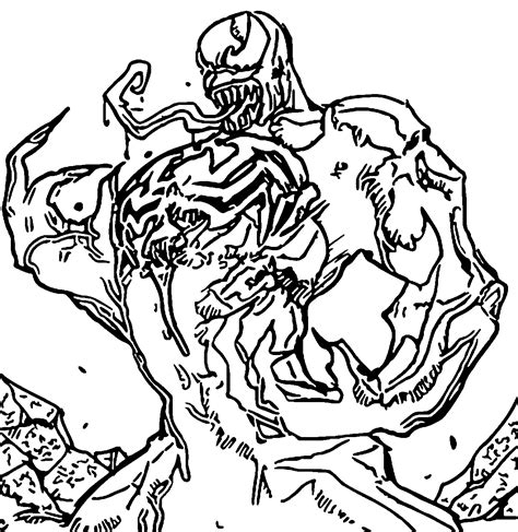 Get Venom Coloring Pages For Adults Background Color Pages Collection