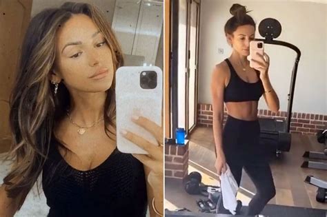 Michelle Keegan Shows Off Washboard Abs After Completing Workout In Her