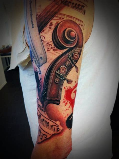 One needs to have unique ideas to make their tattoo stand out. Unique Music Tattoo Design Ideas For Music Lovers (7)