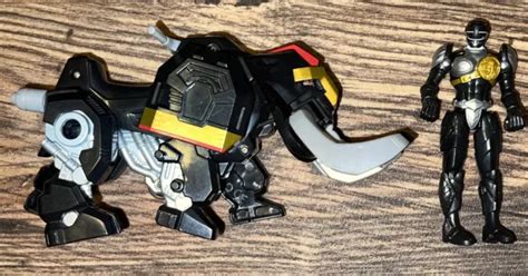 Mighty Morphin Power Rangers Mammoth Mastodon Black Ranger Zord X