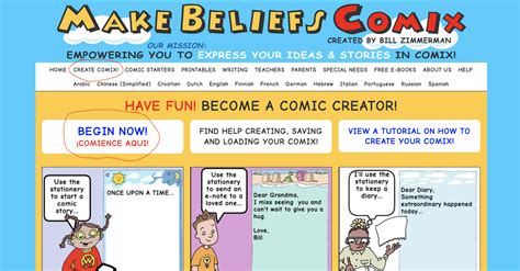Create Comix Tutorial Create Your Own Comic Strips Online With