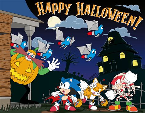 Sega Nos Desea Un Feliz Halloween Con Este Arte De Sonic Nintenderos